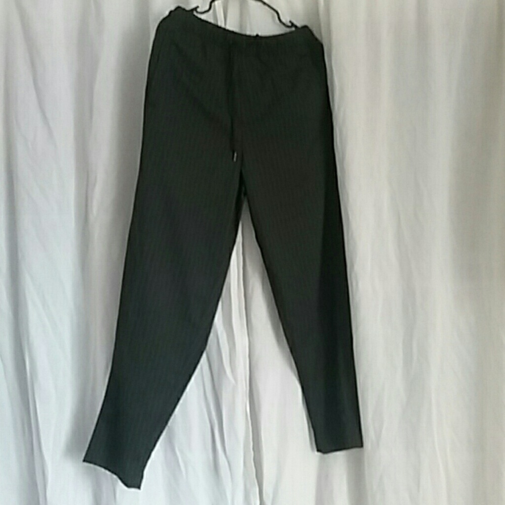 D.k.N.Y dark grey  pinstriped  trousers